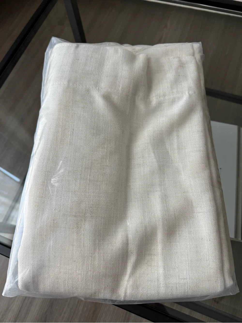 Brand new linen curtain Size 52in x108 in